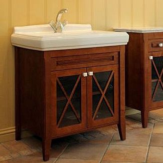 Тумба с раковиной Villeroy & Boch Hommage 75 орех