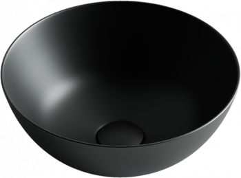 Раковина накладная Ceramica Nova Element CN6004 35,8x35,8x15,5 черная матовая интернет магазина сантехники Акванота