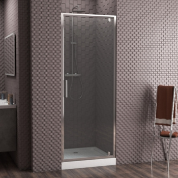 Душевая дверь в нишу Bravat Drop 100x200 распашная интернет магазина сантехники Акванота