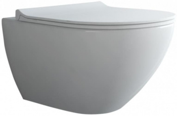 Унитаз подвесной Berges Wasserhaus Puma XL 082126 Rimless 55 см с микролифтом в интернет магазине сантехники Акванота в Москве Тел.: +7 (968) 040-40-82