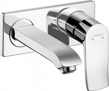 Смеситель для раковины Hansgrohe Metris 31085000 настенный купить по всей России