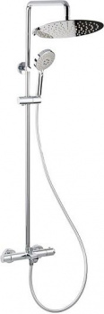 Душевая стойка Bravat Waterfall F639114C-A3-RUS, Душевые панели, Душевые системы, Стойки, Гарнитуры, лейки, тропический душ в Москве Тел.: +7 (968) 040-40-82