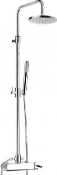 Душевая стойка Webert Azeta AZ870105015METAL хром, Душевые панели, Душевые системы, Стойки, Гарнитуры, лейки, тропический душ в Москве Тел.: +7 (968) 040-40-82