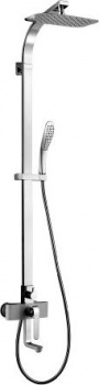 Душевая стойка Lemark Melange LM4962CW, Душевые панели, Душевые системы, Стойки, Гарнитуры, лейки, тропический душ в Москве Тел.: +7 (968) 040-40-82