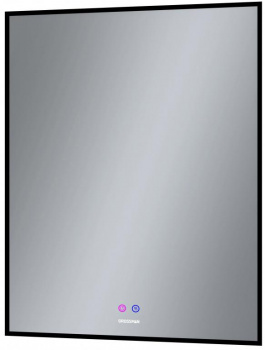 Зеркало Grossman Pragma-норма Black 70x80x4,5 LED с сенсорным выключателем и подогревом