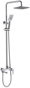 Душевая стойка Bravat Arden F6351385CP-A1-RUS хром, Душевые панели, Душевые системы, Стойки, Гарнитуры, лейки, тропический душ в Москве Тел.: +7 (968) 040-40-82