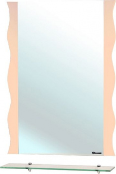 Зеркало Bellezza Мари Волна 60 бежевое