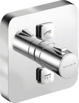 Смеситель с термостатом для душа Kludi Push 388110538 купить по всей России