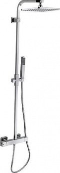 Душевая стойка Bossini Cosmo L30020.030 хром, Душевые панели, Душевые системы, Стойки, Гарнитуры, лейки, тропический душ в Москве Тел.: +7 (968) 040-40-82