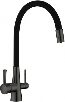 Смеситель Lemark Comfort LM3075GM для кухни с фильтром купить по всей России