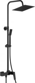 Душевая стойка Rush Thira TR3635-50Black черная, Душевые панели, Душевые системы, Стойки, Гарнитуры, лейки, тропический душ в Москве Тел.: +7 (968) 040-40-82