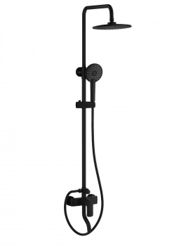 Душевая система Wonzon & Woghand WW-AE3354-MB, черный матовый, Душевые панели, Душевые системы, Стойки, Гарнитуры, лейки, тропический душ в Москве Тел.: +7 (968) 040-40-82