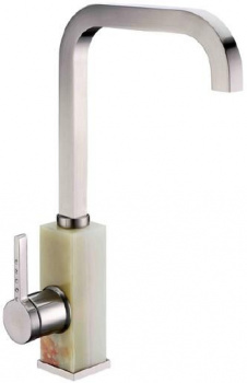 Смеситель для кухни Zorg Stone ZR 370 Y crema nickel купить по всей России