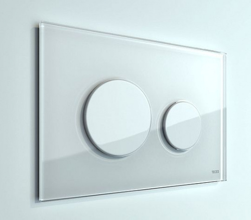 Кнопка смыва TECE Loop 9240650 белое стекло интернет магазина сантехники Акванота