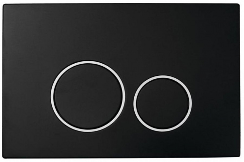 Кнопка смыва Boheme 662 Black Chromo интернет магазина сантехники Акванота
