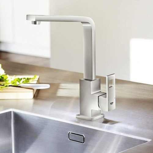 Смеситель для кухни Grohe Eurocube 31255DC0 купить по всей России