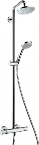 Душевая стойка Hansgrohe Croma 160 Showerpipe 27135000, Душевые панели, Душевые системы, Стойки, Гарнитуры, лейки, тропический душ в Москве Тел.: +7 (968) 040-40-82