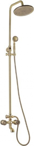 Душевая стойка Bronze de Luxe 10121R, Душевые панели, Душевые системы, Стойки, Гарнитуры, лейки, тропический душ в Москве Тел.: +7 (968) 040-40-82