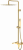 Душевая стойка Boheme Qubic 478-G shinny gold, золото, Душевые панели, Душевые системы, Стойки, Гарнитуры, лейки, тропический душ в Москве Тел.: +7 (968) 040-40-82
