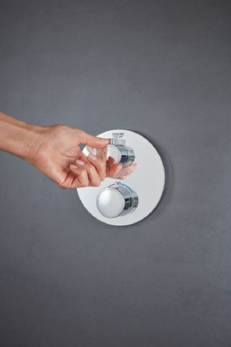Смеситель с термостатом для душа Grohe Grohtherm 24076000 купить по всей России