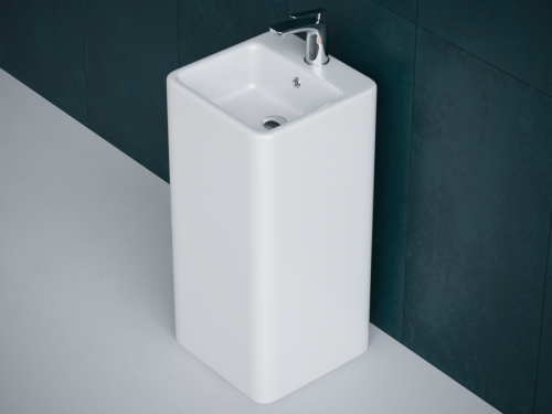 Раковина напольная Laguraty 3010W 40x40x83 см интернет магазина сантехники Акванота