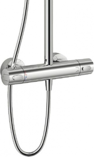 Душевая стойка Ideal Standard IdealRain Soft A6246AA, Душевые панели, Душевые системы, Стойки, Гарнитуры, лейки, тропический душ в Москве Тел.: +7 (968) 040-40-82
