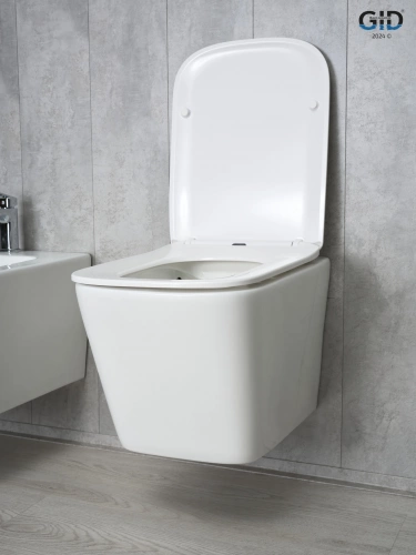 Унитаз подвесной GID Cuadrado Tr2143 белый 49x34x36 в интернет магазине сантехники Акванота в Москве Тел.: +7 (968) 040-40-82