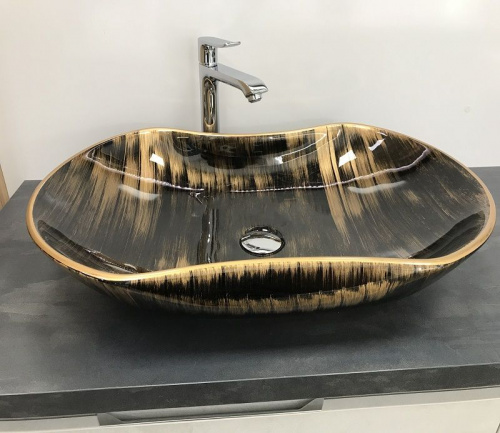 Накладная раковина CeramaLux 7097 интернет магазина сантехники Акванота