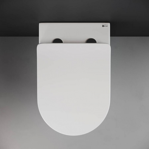 Приставной унитаз Ceramica Nova Highlight Rimless CN1812 в интернет магазине сантехники Акванота в Москве Тел.: +7 (968) 040-40-82