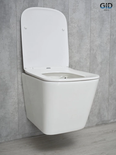 Унитаз подвесной GID Cuadrado Tr2143 белый 49x34x36 в интернет магазине сантехники Акванота в Москве Тел.: +7 (968) 040-40-82