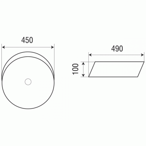 Накладная раковина WeltWasser Elbach 3265 белый глянец интернет магазина сантехники Акванота
