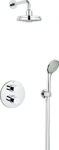 Душевой комплект Grohe Grohtherm 3000 Cosmopolitan 34399000, Душевые панели, Душевые системы, Душевые стойки, Гарнитуры, лейки, тропический душ в Москве Тел.: +7 (968) 040-40-82