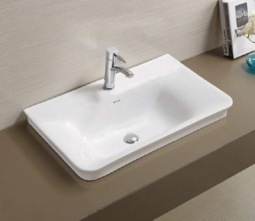 Накладная раковина CeramaLux 851-80 интернет магазина сантехники Акванота