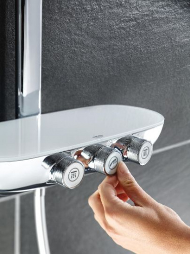 Душевая стойка Grohe Rainshower SmartControl Duo 26250000, Душевые панели, Душевые системы, Стойки, Гарнитуры, лейки, тропический душ в Москве Тел.: +7 (968) 040-40-82