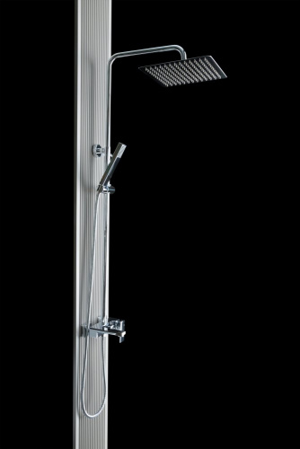 Душевая стойка Boheme Qubic 478-CR chrome, Душевые панели, Душевые системы, Стойки, Гарнитуры, лейки, тропический душ в Москве Тел.: +7 (968) 040-40-82