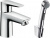 Смеситель для раковины Hansgrohe Talis E 71729000 с гигиеническим душем, с донным клапаном Push-Open купить по всей России