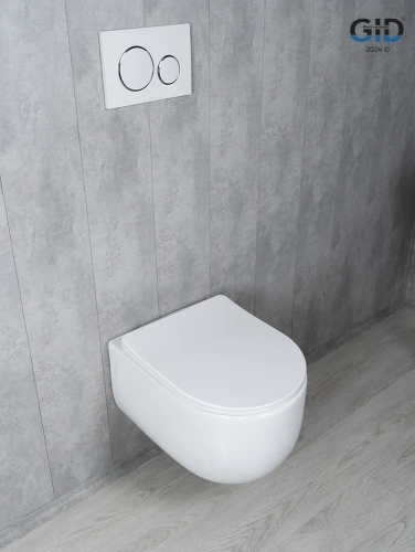 Унитаз подвесной GID Tornado Tr2133TF белый 49x36x34 в интернет магазине сантехники Акванота в Москве Тел.: +7 (968) 040-40-82