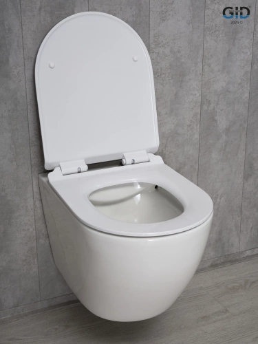 Унитаз подвесной GID Convexo Tr2122B белый 53.5x36x35 в интернет магазине сантехники Акванота в Москве Тел.: +7 (968) 040-40-82