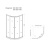 Душевой уголок Veconi Rovigo RV02-100PL-02-19C1 100x100x185 рифленое интернет магазина сантехники Акванота