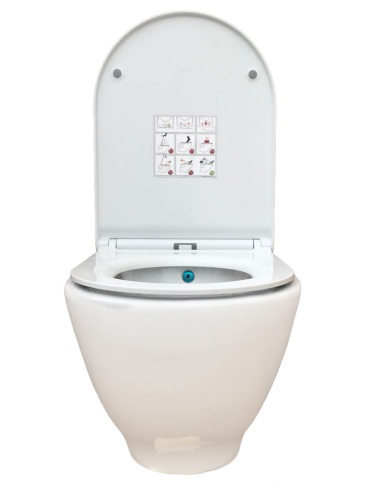 Унитаз подвесной BeWash Granville HRKA054H1VE0W5SZ0 безободковый с форсункой биде со встроенным смесителем в интернет магазине сантехники Акванота в Москве Тел.: +7 (968) 040-40-82