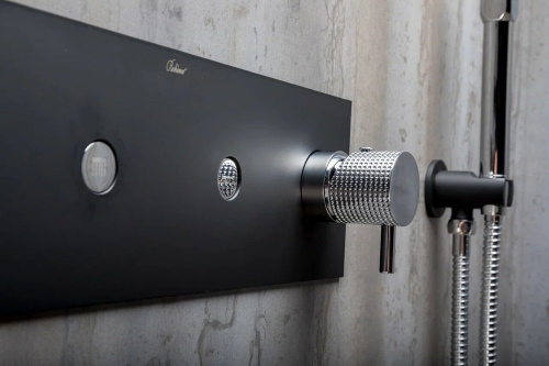 Душевой комплект Boheme Fusion 130-BCR Black Chrome, Душевые панели, Душевые системы, Душевые стойки, Гарнитуры, лейки, тропический душ в Москве Тел.: +7 (968) 040-40-82