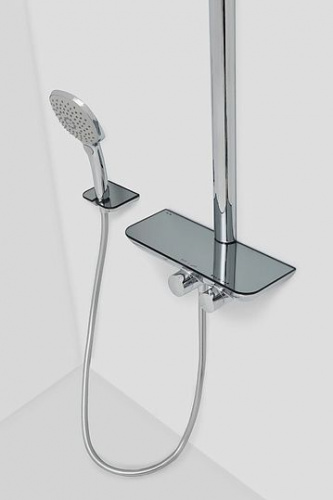 Душевая стойка Am.Pm Sensation F0730000, Душевые панели, Душевые системы, Стойки, Гарнитуры, лейки, тропический душ в Москве Тел.: +7 (968) 040-40-82