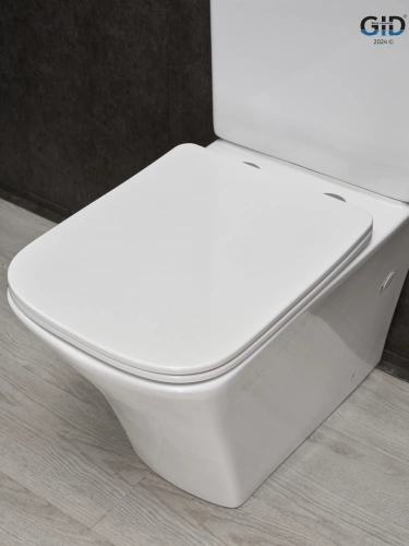 Унитаз напольный GID Cuadrado Tn2184 белый 62.5x35x81 в интернет магазине сантехники Акванота в Москве Тел.: +7 (968) 040-40-82