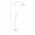 Душевая система Raglo R50 R50.24.23 Золото, Душевые панели, Душевые системы, Стойки, Гарнитуры, лейки, тропический душ в Москве Тел.: +7 (968) 040-40-82