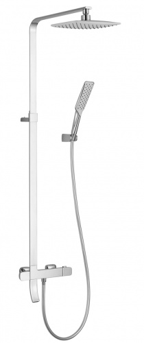 Душевая стойка Kaiser Zinger 35282 с термостатом, Душевые панели, Душевые системы, Стойки, Гарнитуры, лейки, тропический душ в Москве Тел.: +7 (968) 040-40-82