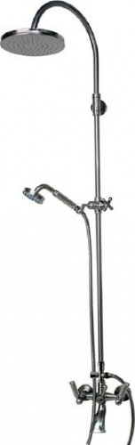 Душевая стойка Bossini Liberty L01203 CR, Душевые панели, Душевые системы, Стойки, Гарнитуры, лейки, тропический душ в Москве Тел.: +7 (968) 040-40-82