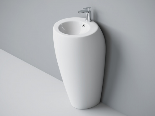 Раковина напольная Laguraty OK-0001, 37x36,5x84см интернет магазина сантехники Акванота