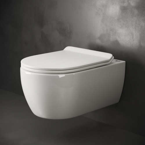 Подвесной унитаз Ceramica Nova Simple CN1302 с микролифтом в интернет магазине сантехники Акванота в Москве Тел.: +7 (968) 040-40-82