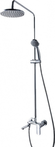 Душевая стойка Bravat Opal R F6125183CP-A2-RUS, Душевые панели, Душевые системы, Стойки, Гарнитуры, лейки, тропический душ в Москве Тел.: +7 (968) 040-40-82