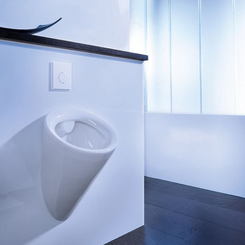Кнопка смыва TECE Loop Urinal 9242650 белое стекло интернет магазина сантехники Акванота